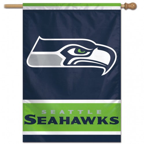 Seattle Seahawks House Flag; Polyester