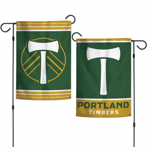 Portland Timbers Double Sided Garden Flag; Polyester