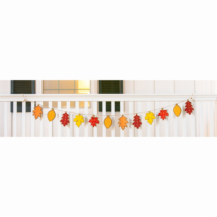 Fall Leaves Seasonal Décor Banner