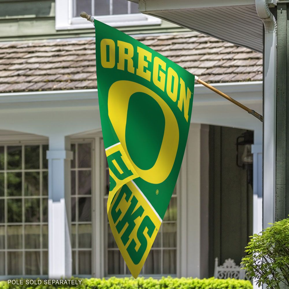 University of Oregon Ducks House Flag
