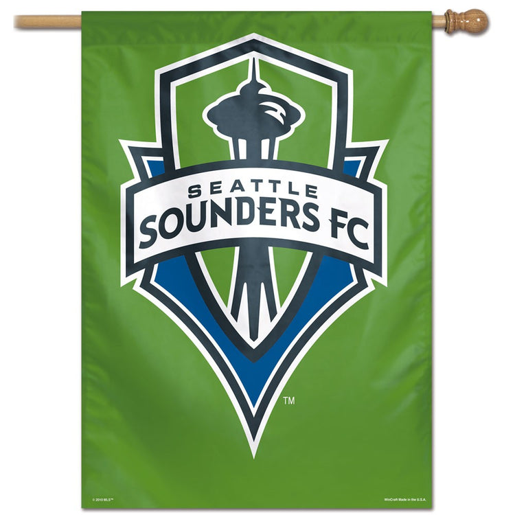 Seattle Sounders FC House Flag; Polyester