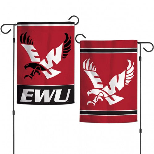 Eastern Washington University Eagles Double Sided Garden Flag; Polyester