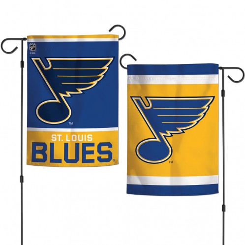 St Louis Blues 2-Sided Vertical Garden Flag; Polyester