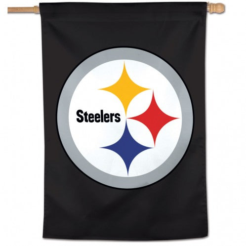 Pittsburgh Steelers House Flag; Polyester