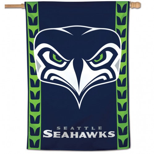 Seattle Seahawks Hawk House Flag; Polyester