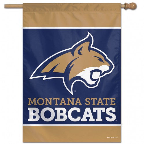 Montana State University Bobcats House Flag; Polyester