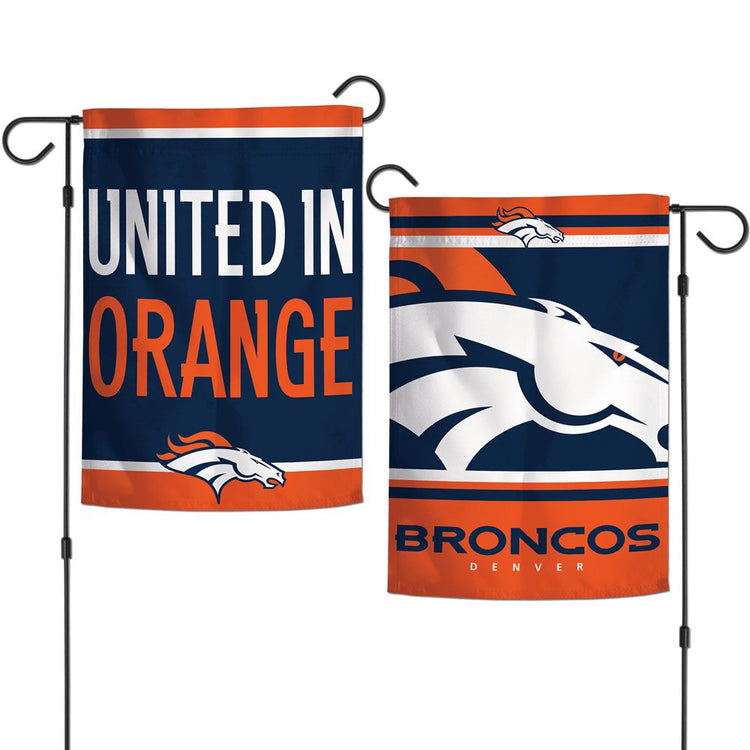 Denver Broncos Double-Sided Garden Flag
