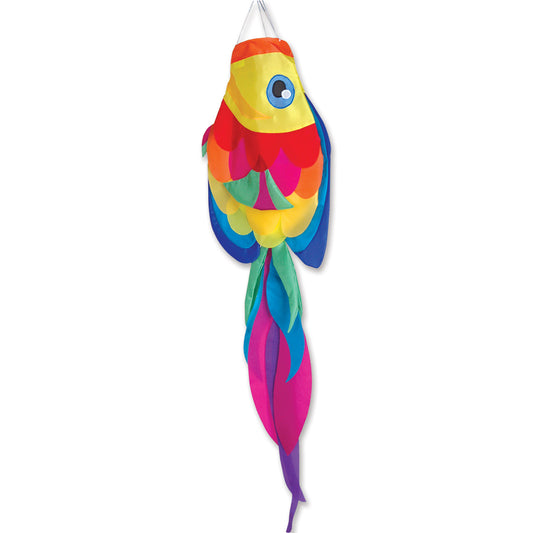 Rainbow Tang Fish Windsock; Nylon 52"L