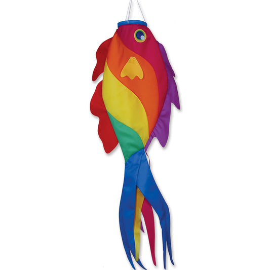 Rainbow Wrasse Fish Windsock; Nylon 52"L