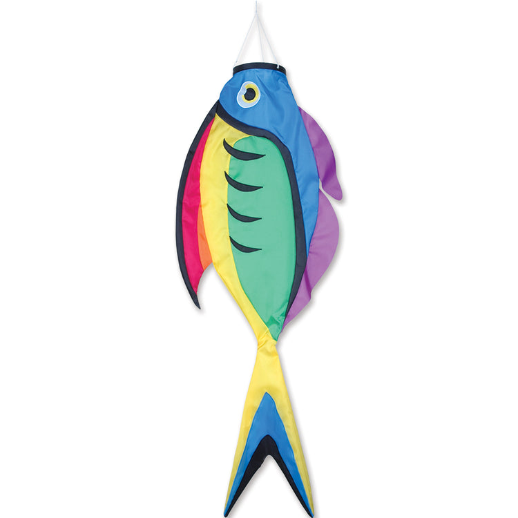 Rainbow Surgeon Fish Windsock; Nylon 52"L