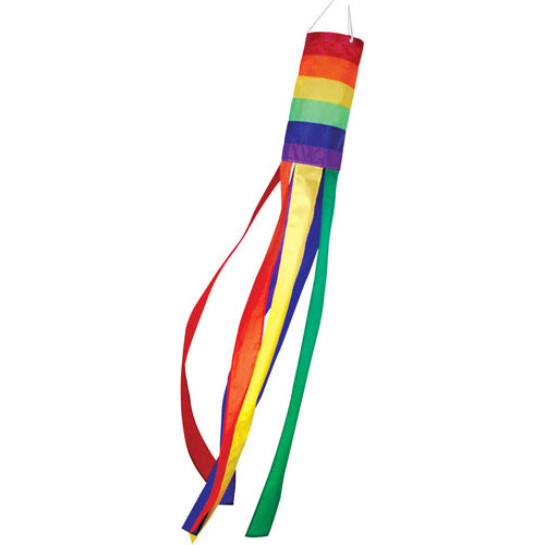 Rainbow Column Windsock; Polyester 60"L