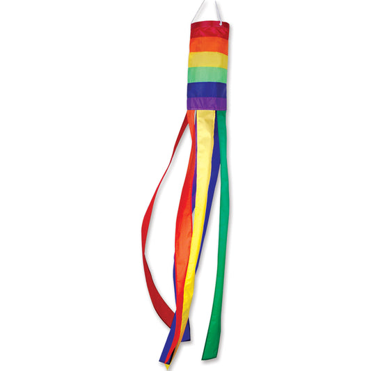 Rainbow Column Windsock; Polyester 40"L