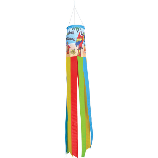 "Its 5 OClock Somewhere" Printed Seasonal Windsock; Polyester