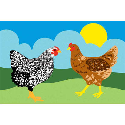 Chickens Windsock; Polyester