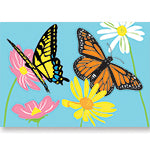 Butterflies Applique Windsock; Polyester