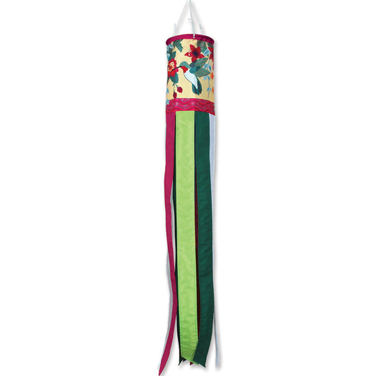 "Hummingbirds & Fuchsia" Windsock; Polyester