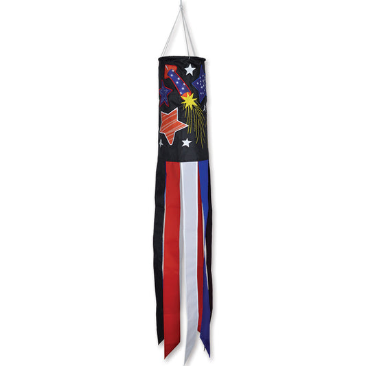 40" Freedom Fireworks Seasonal Windsock