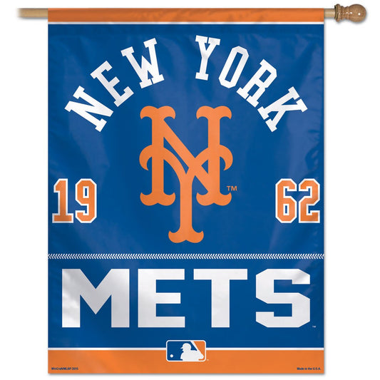 New York Mets House Flag; Polyester