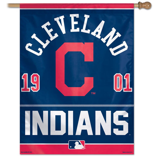 Cleveland Indians House Flag; Polyester
