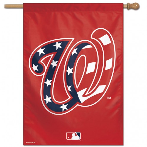 Washington Nationals Team House Flag; Polyester