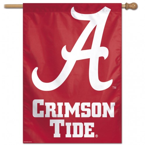 University of Alabama Crimson Tide House Flag; Polyester