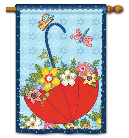 April Showers House Flag