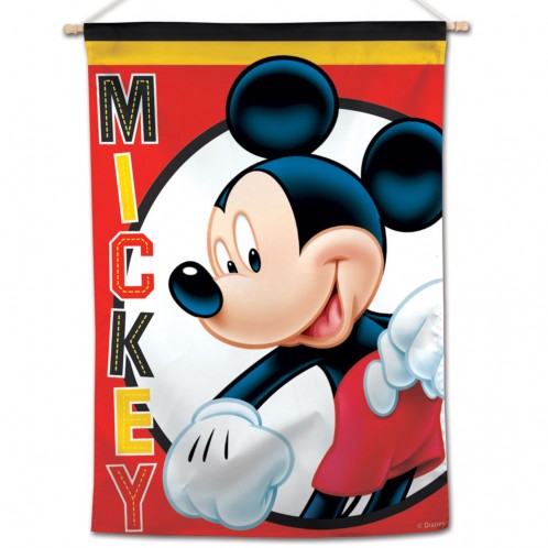 Disney Mickey Mouse Printed Seasonal House Flag; Polyester