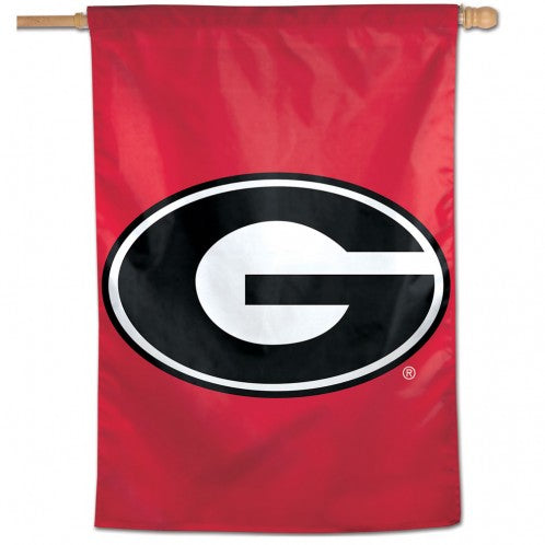 University of Georgia Bulldogs House Flag; Polyester