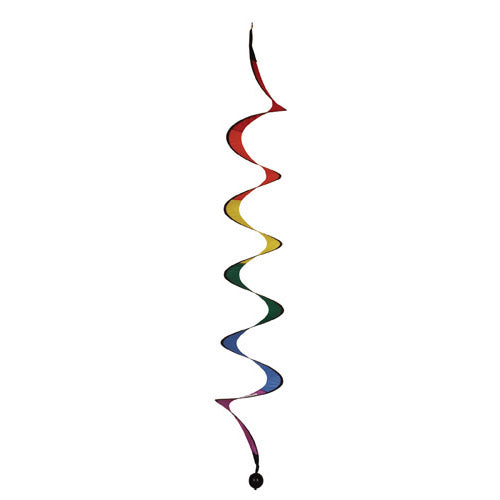 Rainbow Spiral Twister; Polyester 38"L