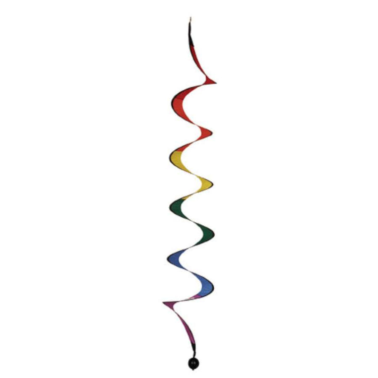 Rainbow Spiral Twister; Polyester 51"L