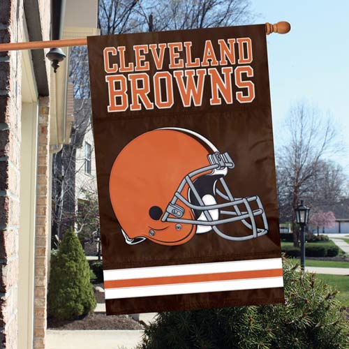 Cleveland Browns Double Sided House Flag