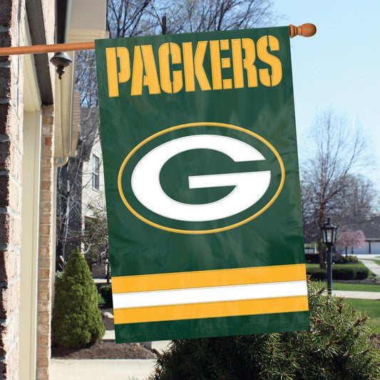 Green Bay Packers Double Sided House Flag
