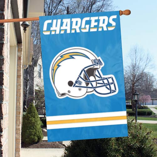 Los Angeles Chargers Double Sided House Flag