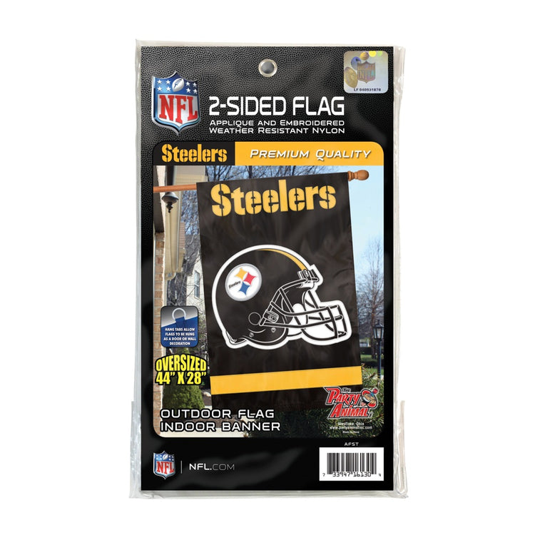Pittsburgh Steelers Double Sided House Flag