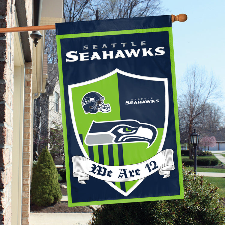 Seattle Seahawks Double Sided Banner; 420 Denier Nylon