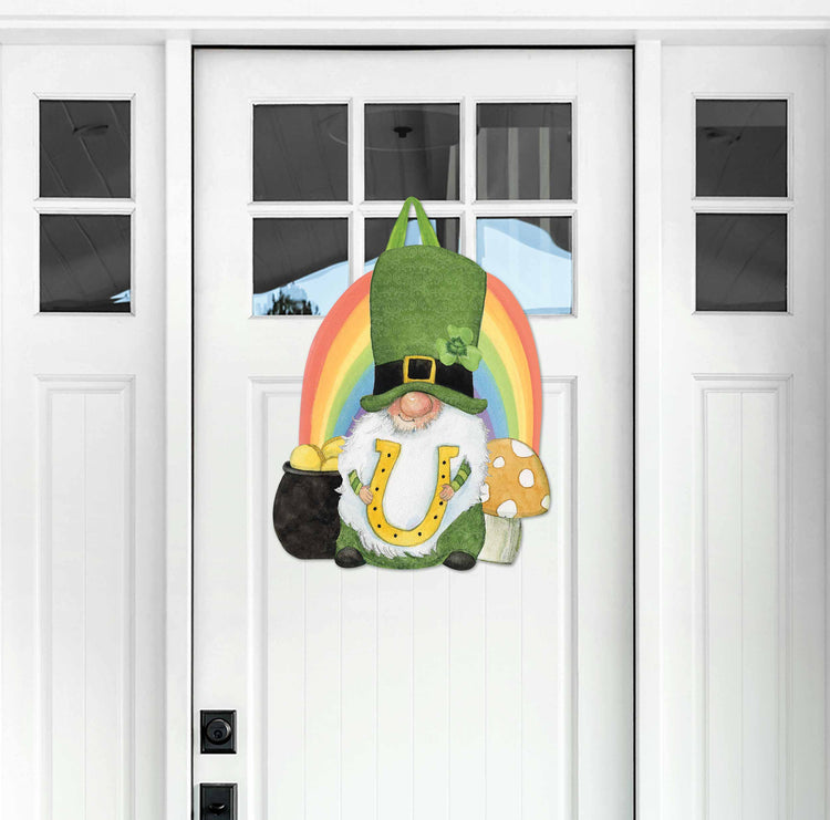 Lucky St.Pat's Gnome Door Decor