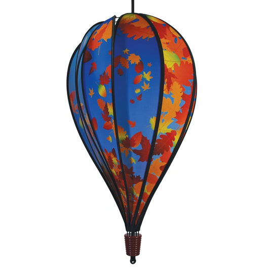 Fall Leaves 10-Panel Hot Air Balloon; Polyester 14"x25"