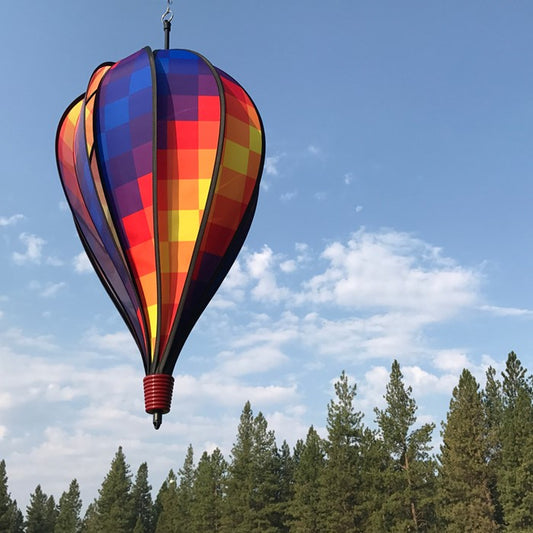 14"x25" Rainbow Pixel 10 Panel Hot Air Balloon
