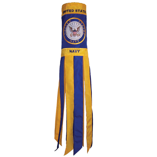 US Navy Applique Windsock; Polyester