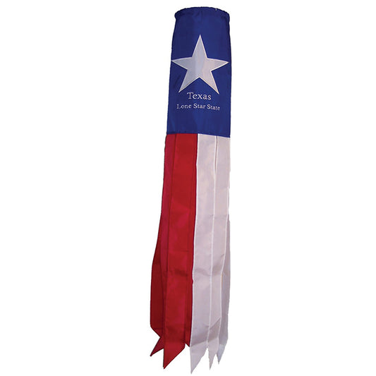 Texas State Applique Windsock - 40"L