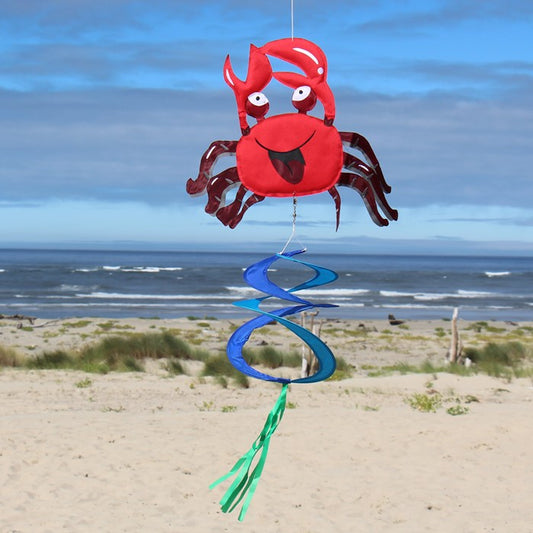 "Red Crab" Twister; Polyester