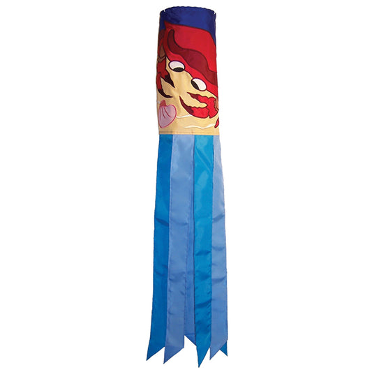 "Red Crab" Applique Windsock; Polyester