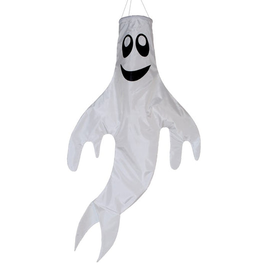 Halloween Ghost Windsock; Polyester 43"L