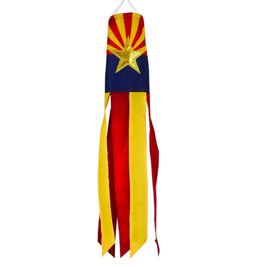 Arizona State Applique Windsock; Polyester