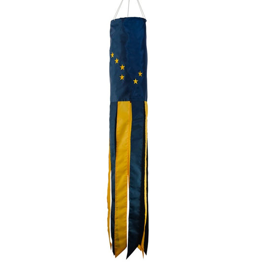 Alaska State Applique Windsock; Polyester