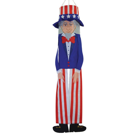 "Uncle Sam" Breeze Buddy Windsock; Nylon