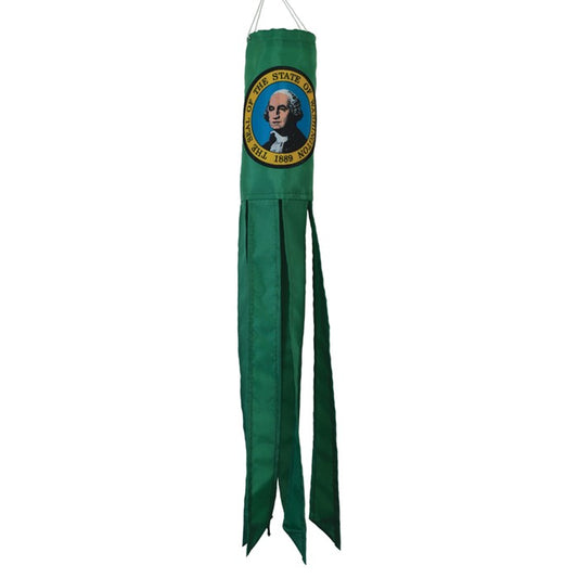 Washington State Applique Windsock; Polyester