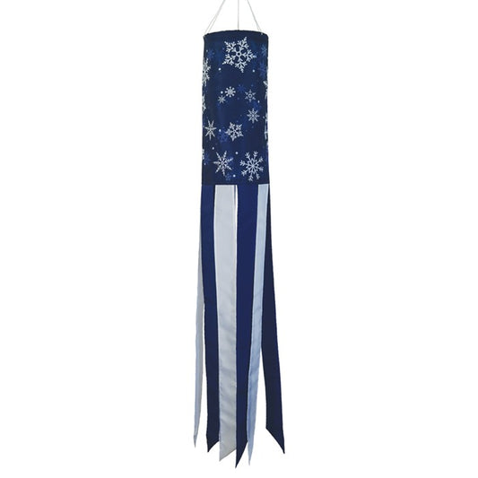 Winter Wonderland Snowflake Windsock