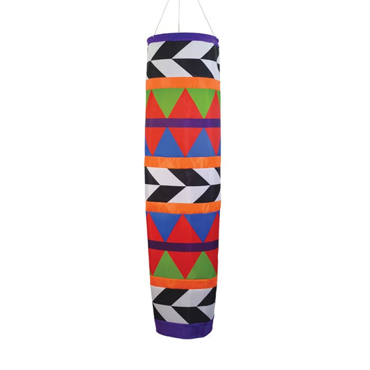 Geometric Arrow Cone Style Windsock; Polyester