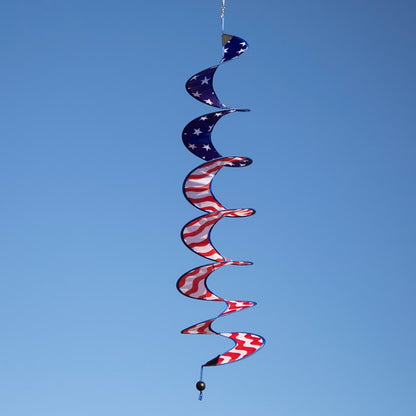 Patriotic Spiral Twister Windsock - 48"
